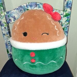 14" Squishmallows Gingerbread Lady